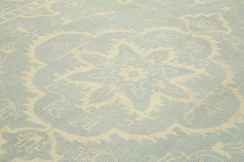 Tebriz Bej Klasik Pamuk Yün El Dokuma Halısı 271x363 Agacan