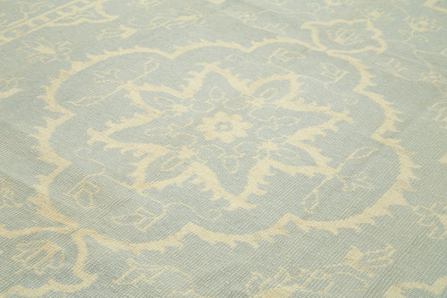 Tebriz Bej Klasik Pamuk Yün El Dokuma Halısı 270x357 Agacan