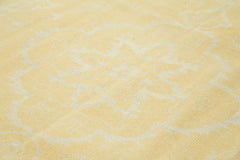 Tebriz Sarı Klasik Pamuk Yün El Dokuma Halısı 272x364 Agacan