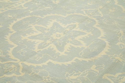 Tebriz Bej Klasik Pamuk Yün El Dokuma Halısı 266x363 Agacan