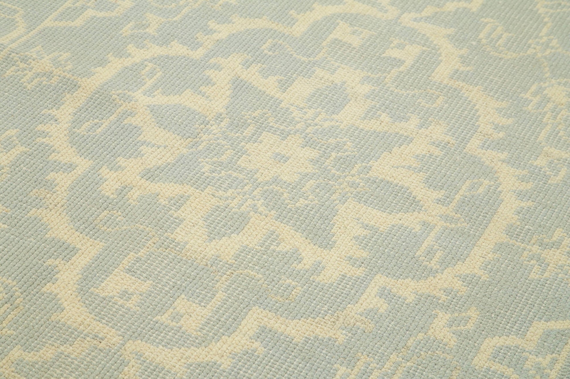 Tebriz Bej Klasik Pamuk Yün El Dokuma Halısı 150x246 Agacan