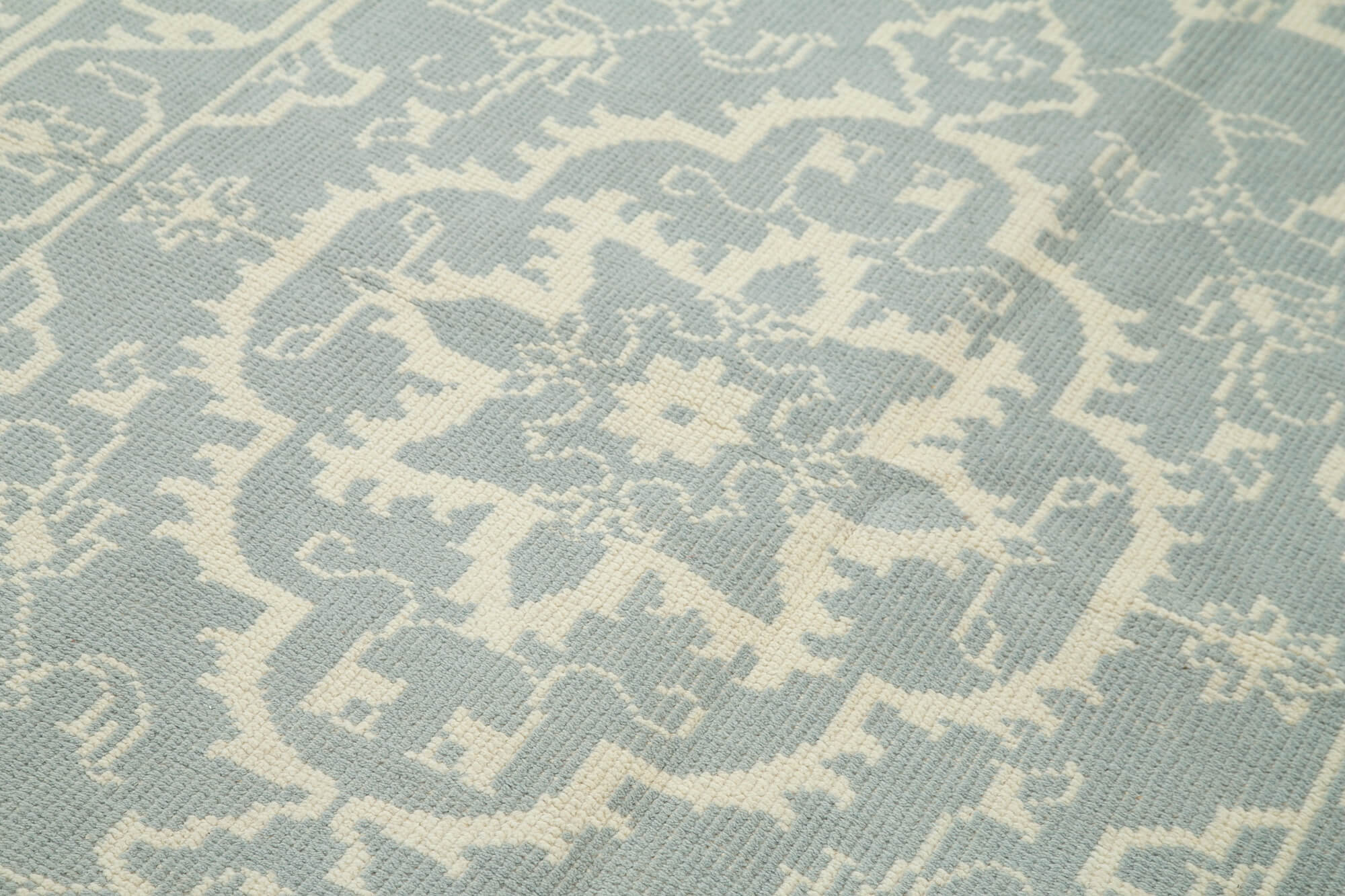 Tebriz Bej Klasik Pamuk Yün El Dokuma Halısı 155x244 Agacan