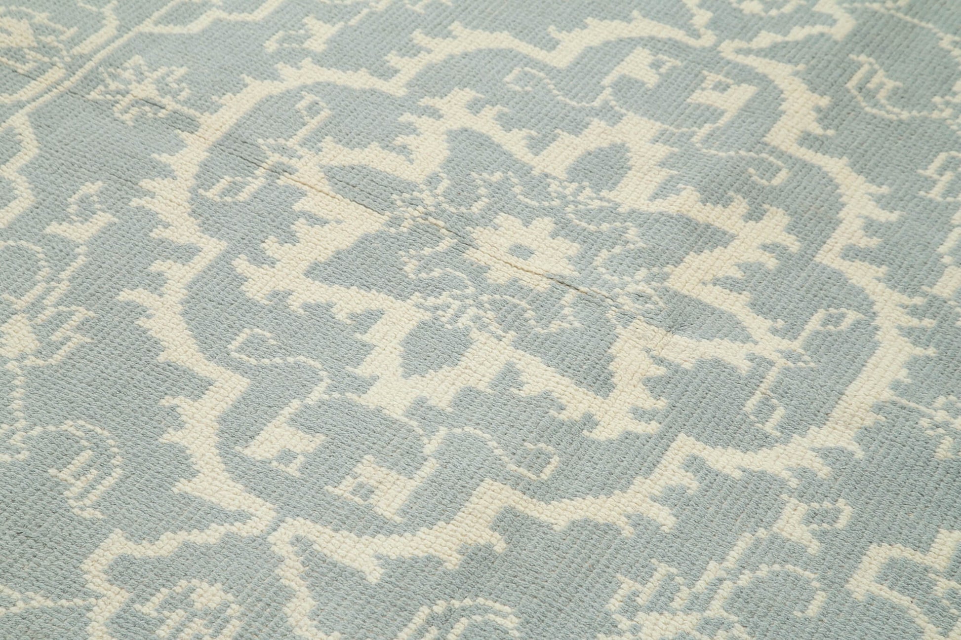 Tebriz Bej Klasik Pamuk Yün El Dokuma Halısı 156x245 Agacan