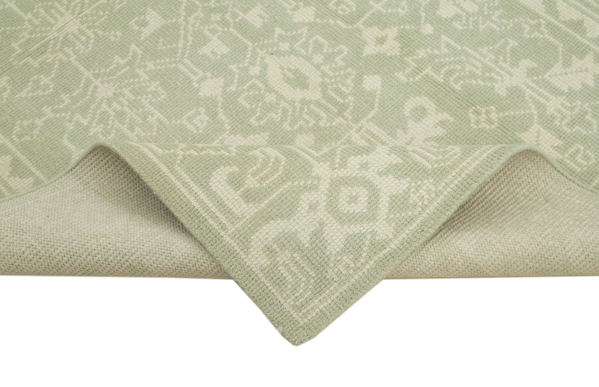 Tebriz Bej Klasik Pamuk Yün El Dokuma Halısı 152x245 Agacan