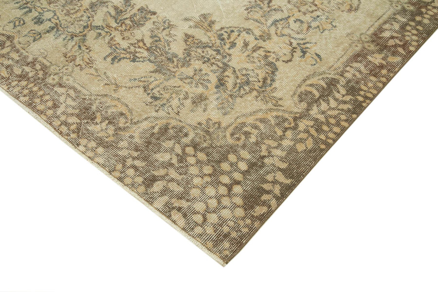 6 Metrekare El Dokuma Yün Halı Bej Kahverengi Detaylı 202x301 cm 38992 – Oturma odası kullanımı