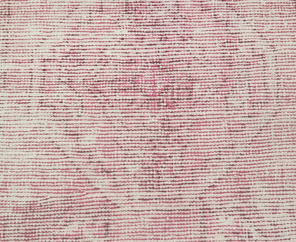 Overdyed Vintage Pembe Eskitme Pamuk Yün El Dokuma Halısı 48x79 Agacan
