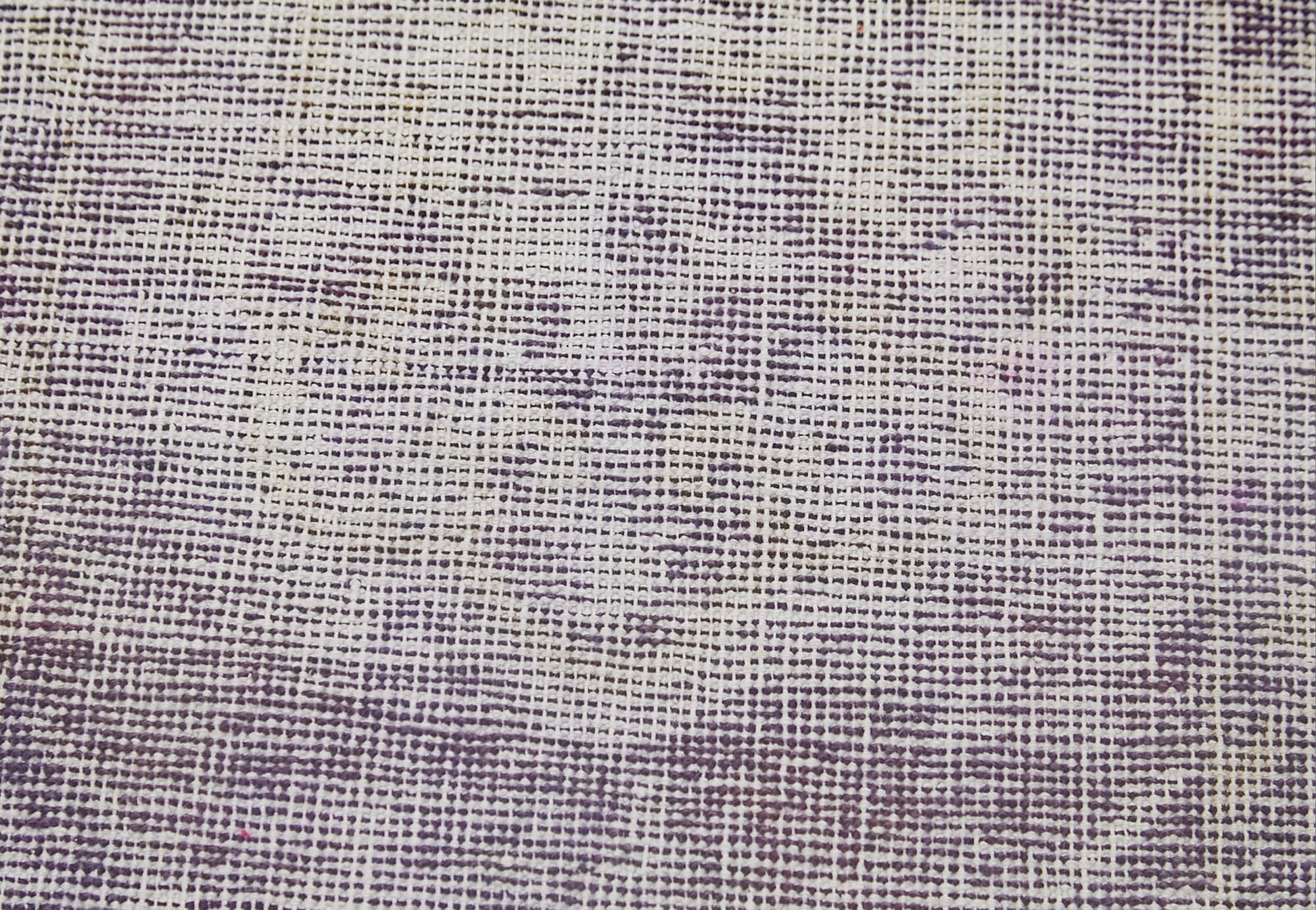 Overdyed Vintage Mor Eskitme Pamuk Yün El Dokuma Halısı 47x81 Agacan