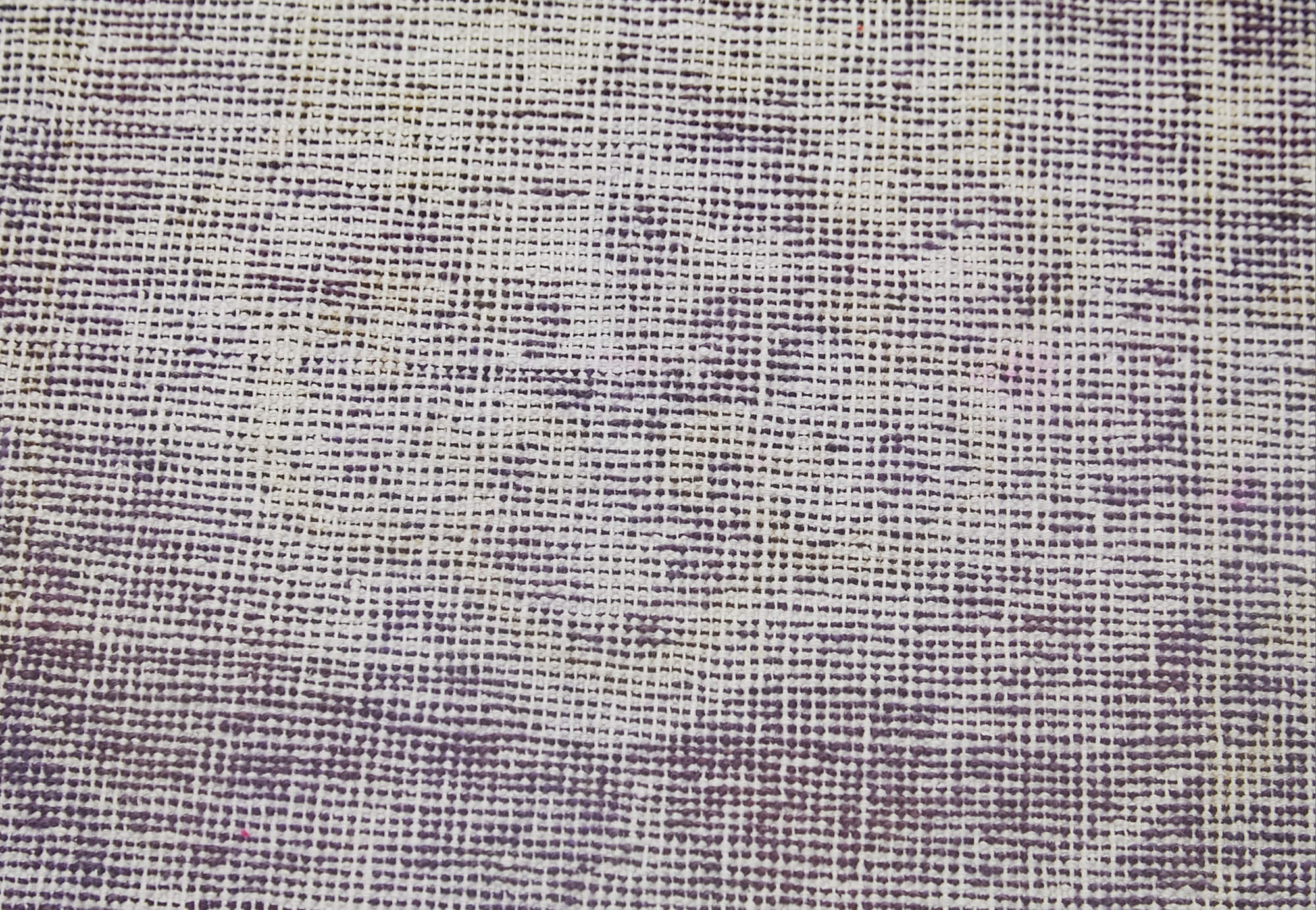 Overdyed Vintage Mor Eskitme Pamuk Yün El Dokuma Halısı 47x81 Agacan