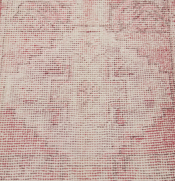 Overdyed Vintage Pembe Eskitme Pamuk Yün El Dokuma Halısı 44x87 Agacan
