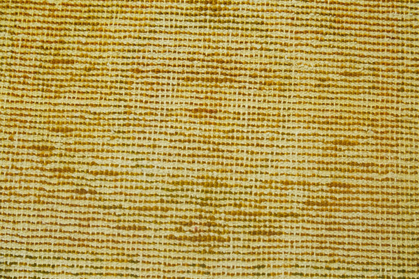 Overdyed Vintage Sarı Eskitme Pamuk Yün El Dokuma Halısı 45x77 Agacan