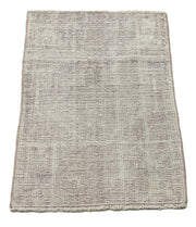 Overdyed Vintage Mor Eskitme Pamuk Yün El Dokuma Halısı 50x79 Agacan