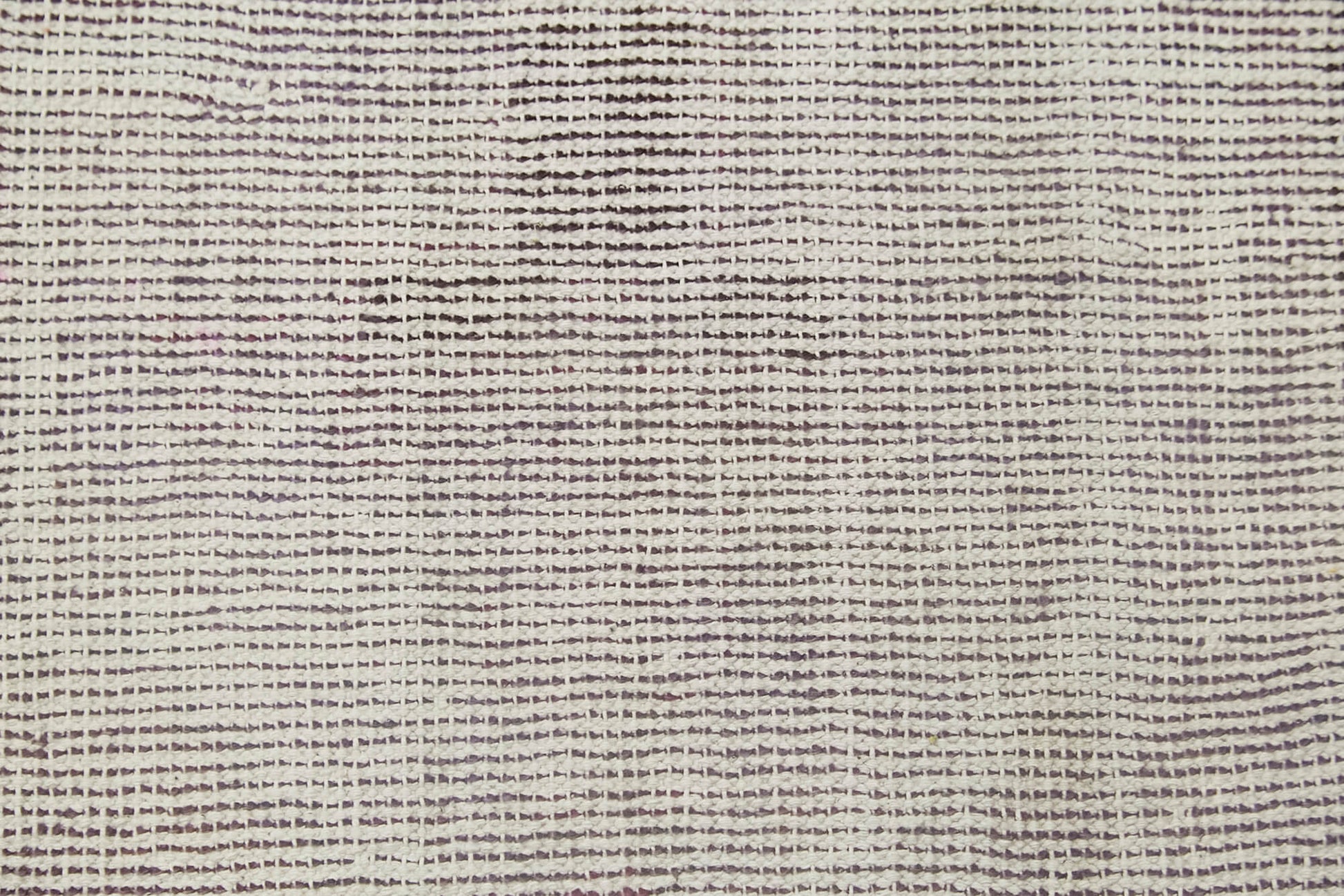 Overdyed Vintage Mor Eskitme Pamuk Yün El Dokuma Halısı 50x79 Agacan