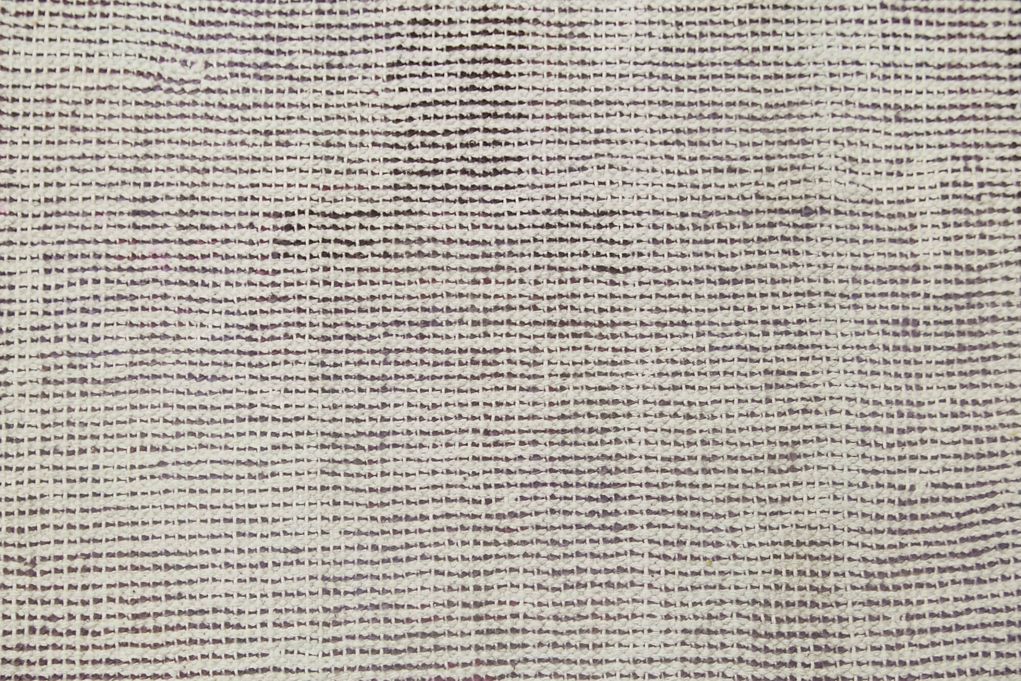 Overdyed Vintage Mor Eskitme Pamuk Yün El Dokuma Halısı 50x79 Agacan