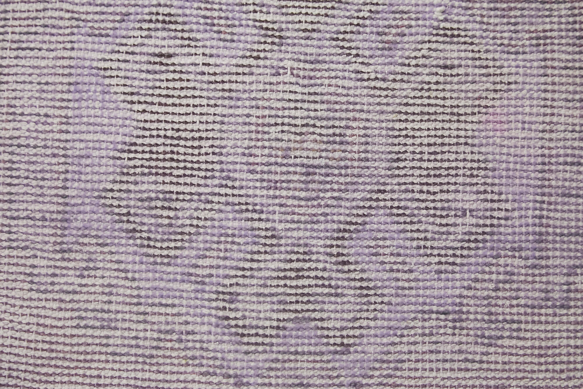 Overdyed Vintage Mor Eskitme Pamuk Yün El Dokuma Halısı 48x98 Agacan