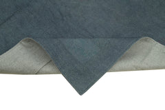 Needlepoint Gri Çiçekli Pamuk Yün El Dokuma Halısı 135x194 Agacan