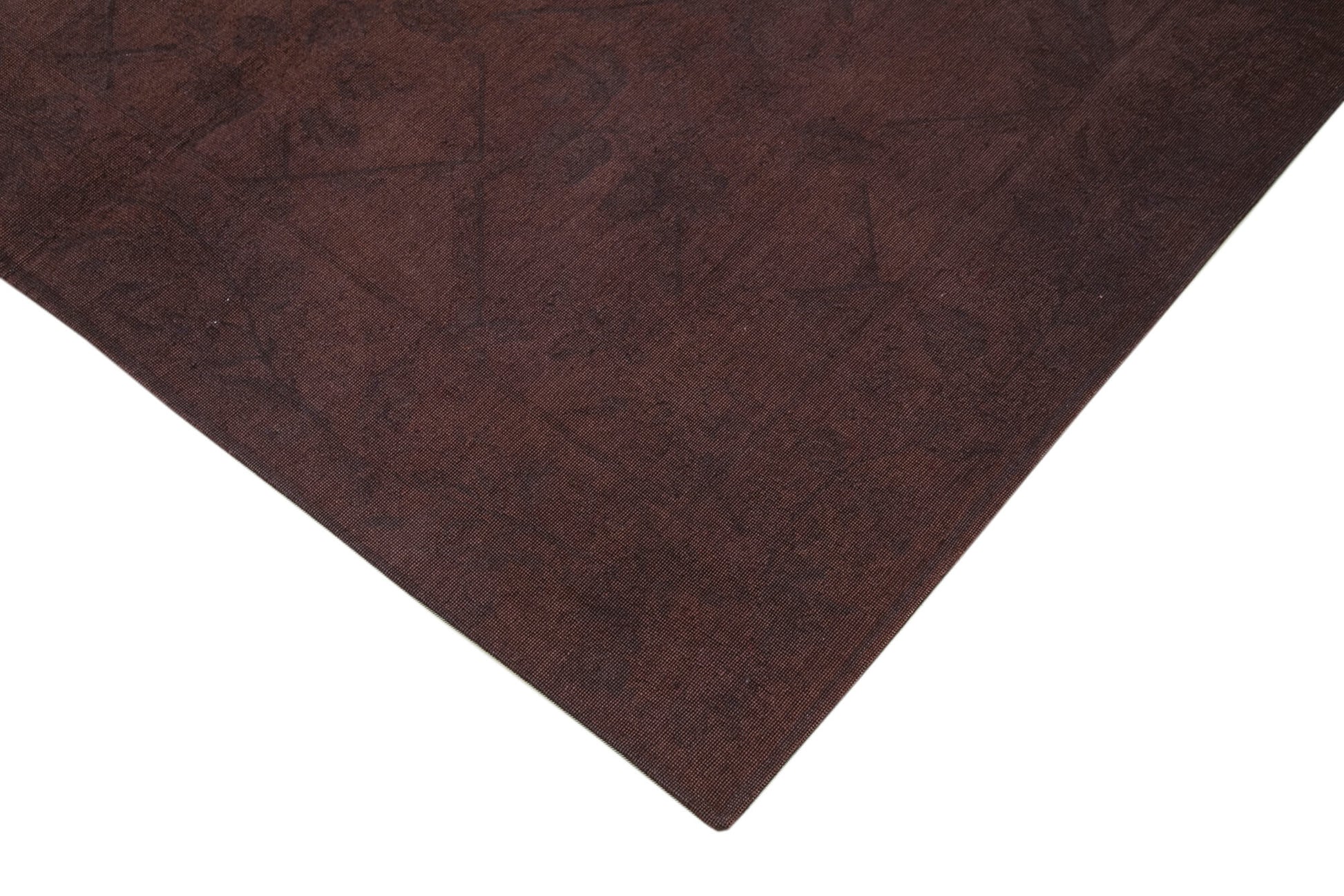 Needlepoint Mor Çiçekli Pamuk Yün El Dokuma Halısı 173x233 Agacan