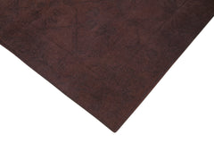 Needlepoint Mor Çiçekli Pamuk Yün El Dokuma Halısı 173x233 Agacan