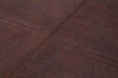 Needlepoint Mor Çiçekli Pamuk Yün El Dokuma Halısı 173x233 Agacan