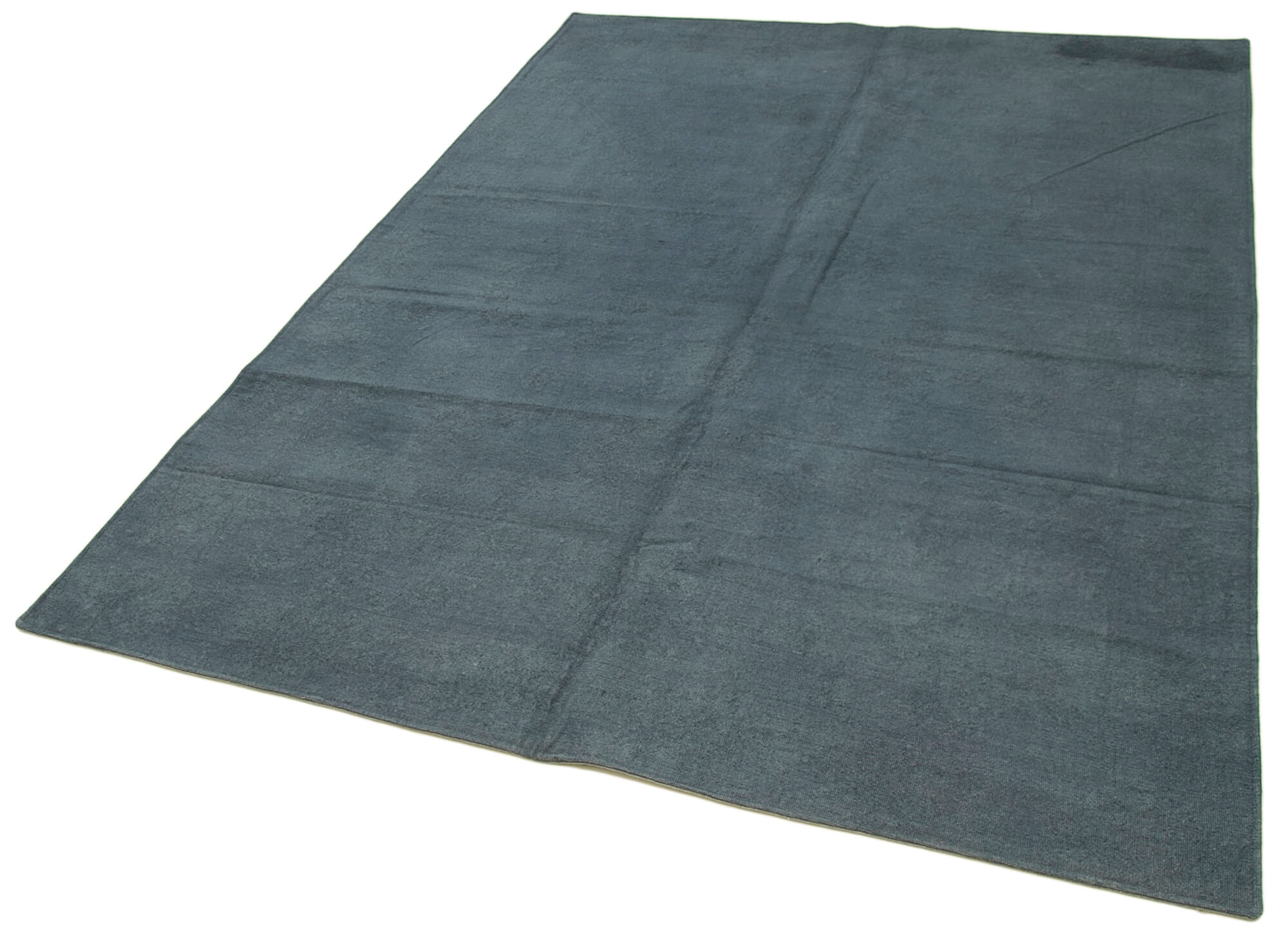 Needlepoint Gri Çiçekli Pamuk Yün El Dokuma Halısı 171x248 Agacan