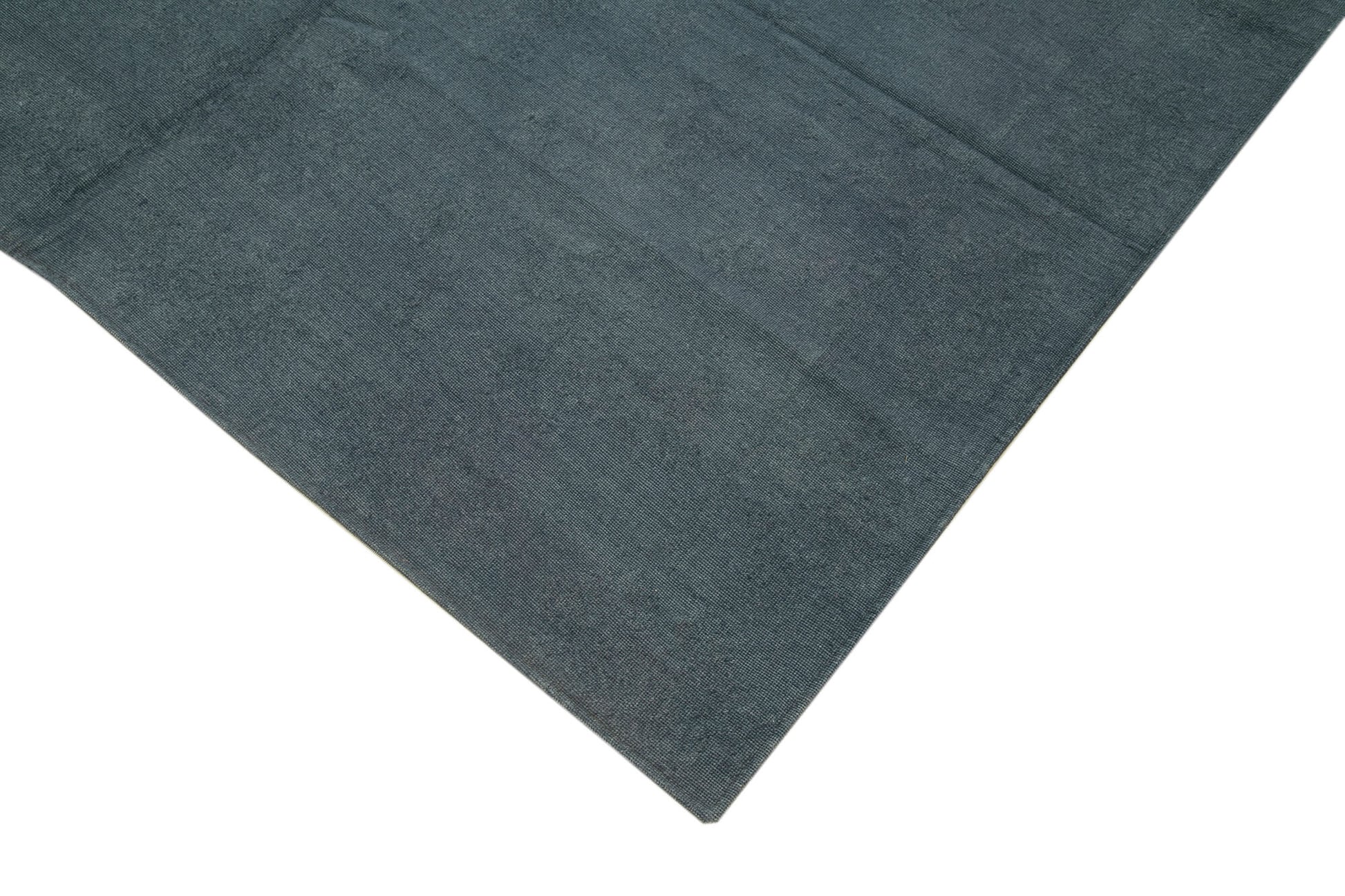 Needlepoint Gri Çiçekli Pamuk Yün El Dokuma Halısı 171x248 Agacan