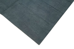 Needlepoint Gri Çiçekli Pamuk Yün El Dokuma Halısı 171x248 Agacan