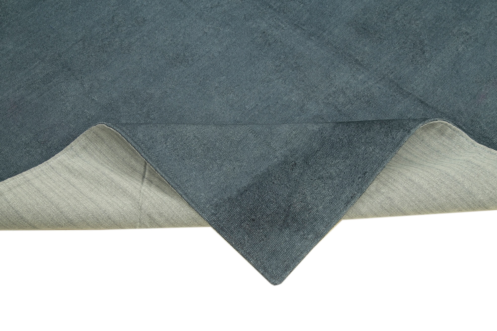 Needlepoint Gri Çiçekli Pamuk Yün El Dokuma Halısı 171x248 Agacan