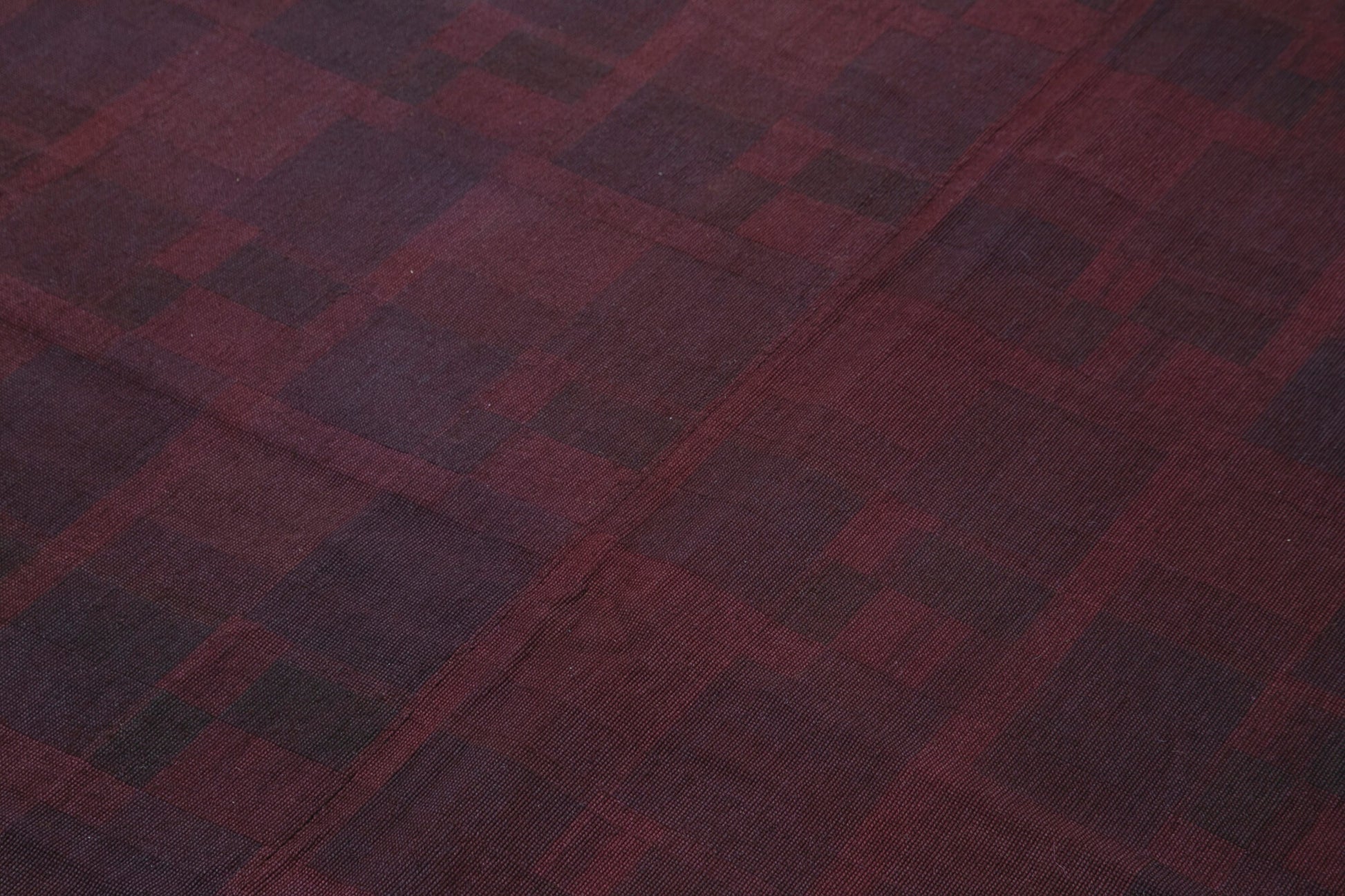 Needlepoint Kahverengi Çiçekli Pamuk Yün El Dokuma Halısı 140x229 Agacan