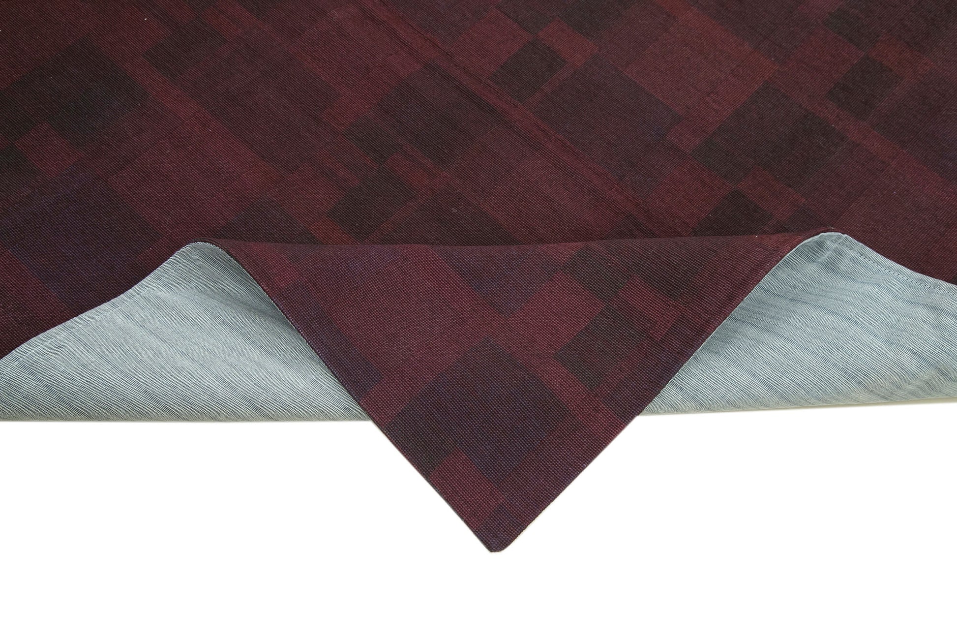 Needlepoint Kahverengi Çiçekli Pamuk Yün El Dokuma Halısı 140x229 Agacan