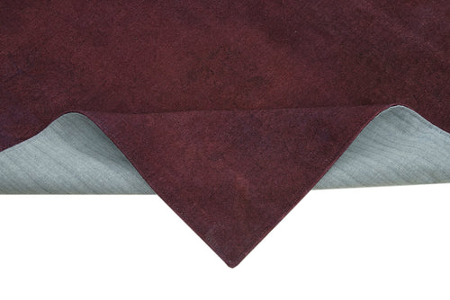 Needlepoint Fuşya Çiçekli Pamuk Yün El Dokuma Halısı 167x239 Agacan