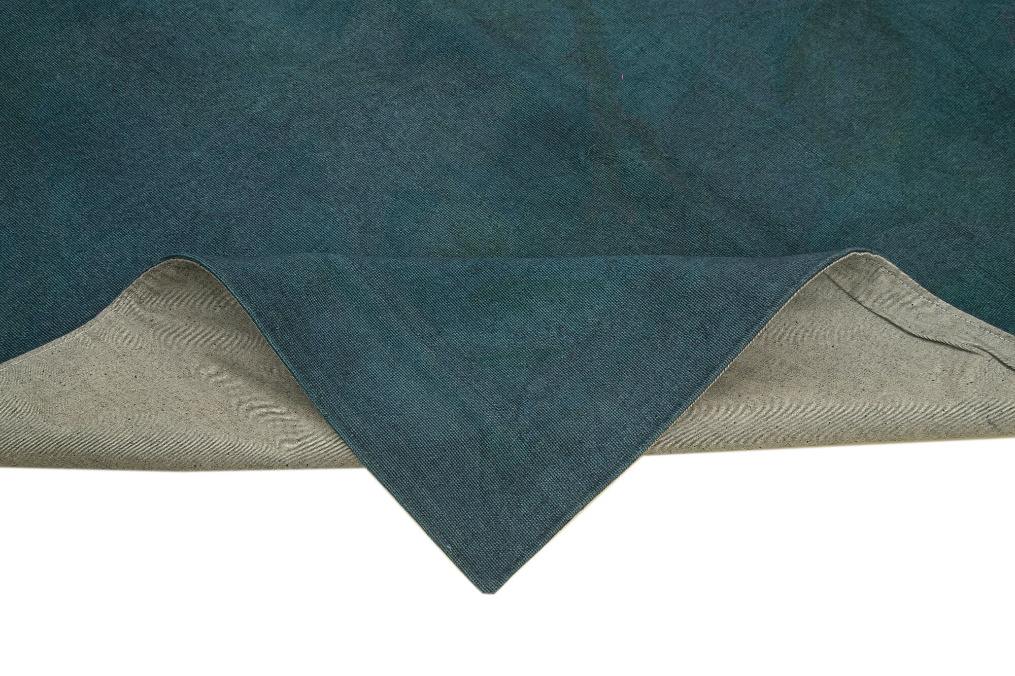 Needlepoint Gri Çiçekli Pamuk Yün El Dokuma Halısı 169x240 Agacan