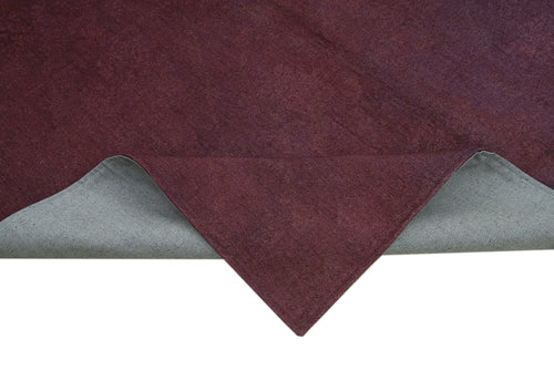 Needlepoint Kahverengi Çiçekli Pamuk Yün El Dokuma Halısı 168x256 Agacan