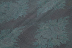 Needlepoint Gri Çiçekli Pamuk Yün El Dokuma Halısı 170x227 Agacan