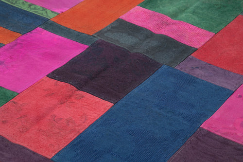 Needlepoint Beyaz Çiçekli Pamuk Yün El Dokuma Halısı 200x300 Agacan