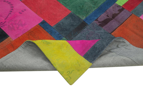 Needlepoint Beyaz Çiçekli Pamuk Yün El Dokuma Halısı 200x300 Agacan