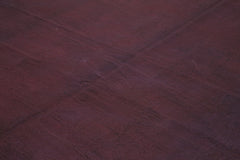 Needlepoint Kahverengi Çiçekli Pamuk Yün El Dokuma Halısı 224x259 Agacan