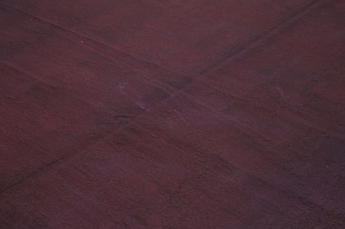 Needlepoint Kahverengi Çiçekli Pamuk Yün El Dokuma Halısı 224x259 Agacan