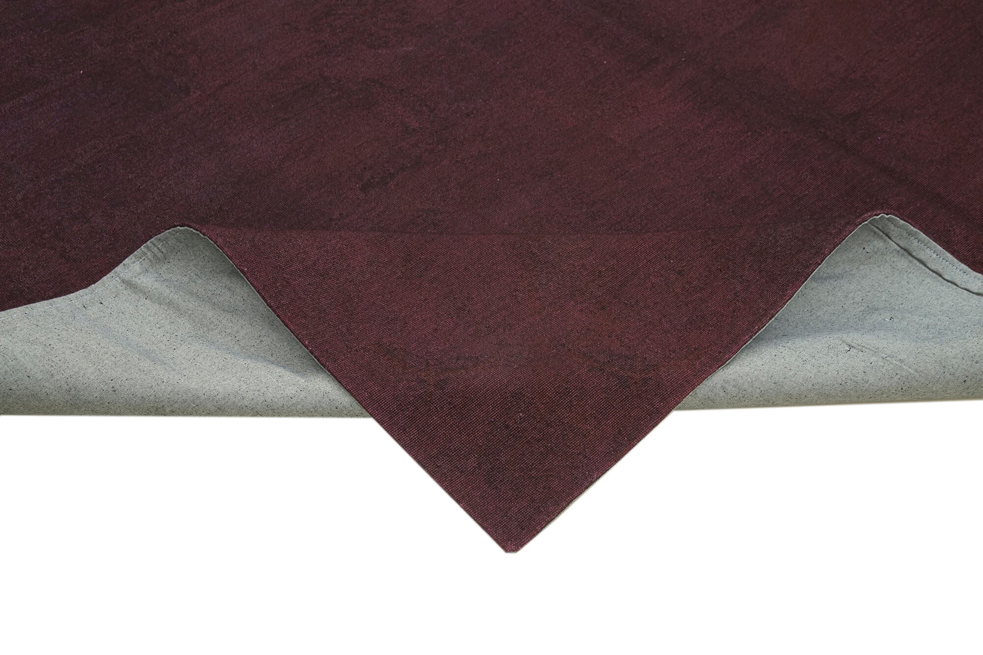 Needlepoint Kahverengi Çiçekli Pamuk Yün El Dokuma Halısı 224x259 Agacan