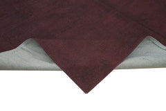 Needlepoint Kahverengi Çiçekli Pamuk Yün El Dokuma Halısı 224x259 Agacan