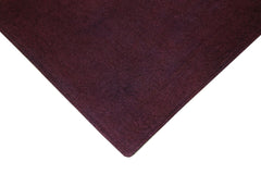 Needlepoint Kahverengi Çiçekli Pamuk Yün El Dokuma Halısı 223x267 Agacan