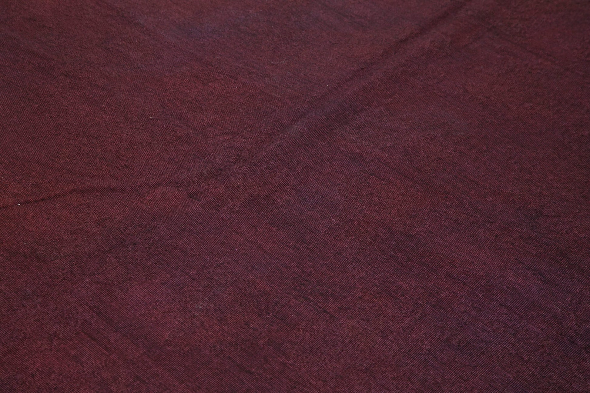 Needlepoint Kahverengi Çiçekli Pamuk Yün El Dokuma Halısı 223x267 Agacan