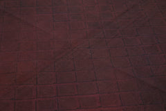 Needlepoint Kahverengi Çiçekli Pamuk Yün El Dokuma Halısı 222x277 Agacan