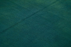 Needlepoint Yeşil Çiçekli Pamuk Yün El Dokuma Halısı 229x270 Agacan