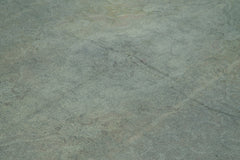 Needlepoint Gri Çiçekli Pamuk Yün El Dokuma Halısı 241x314 Agacan