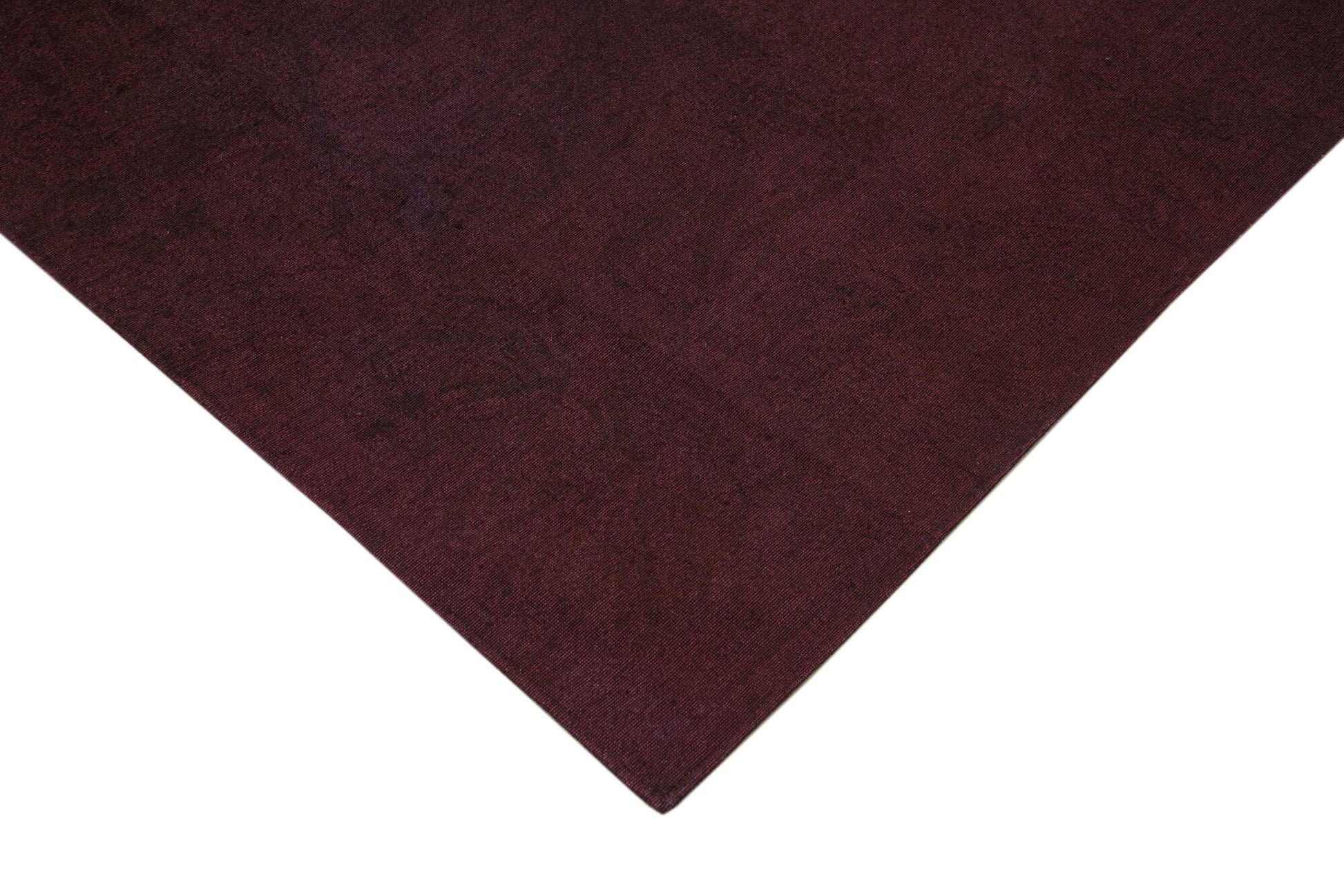 Needlepoint Mor Çiçekli Pamuk Yün El Dokuma Halısı 265x267 Agacan