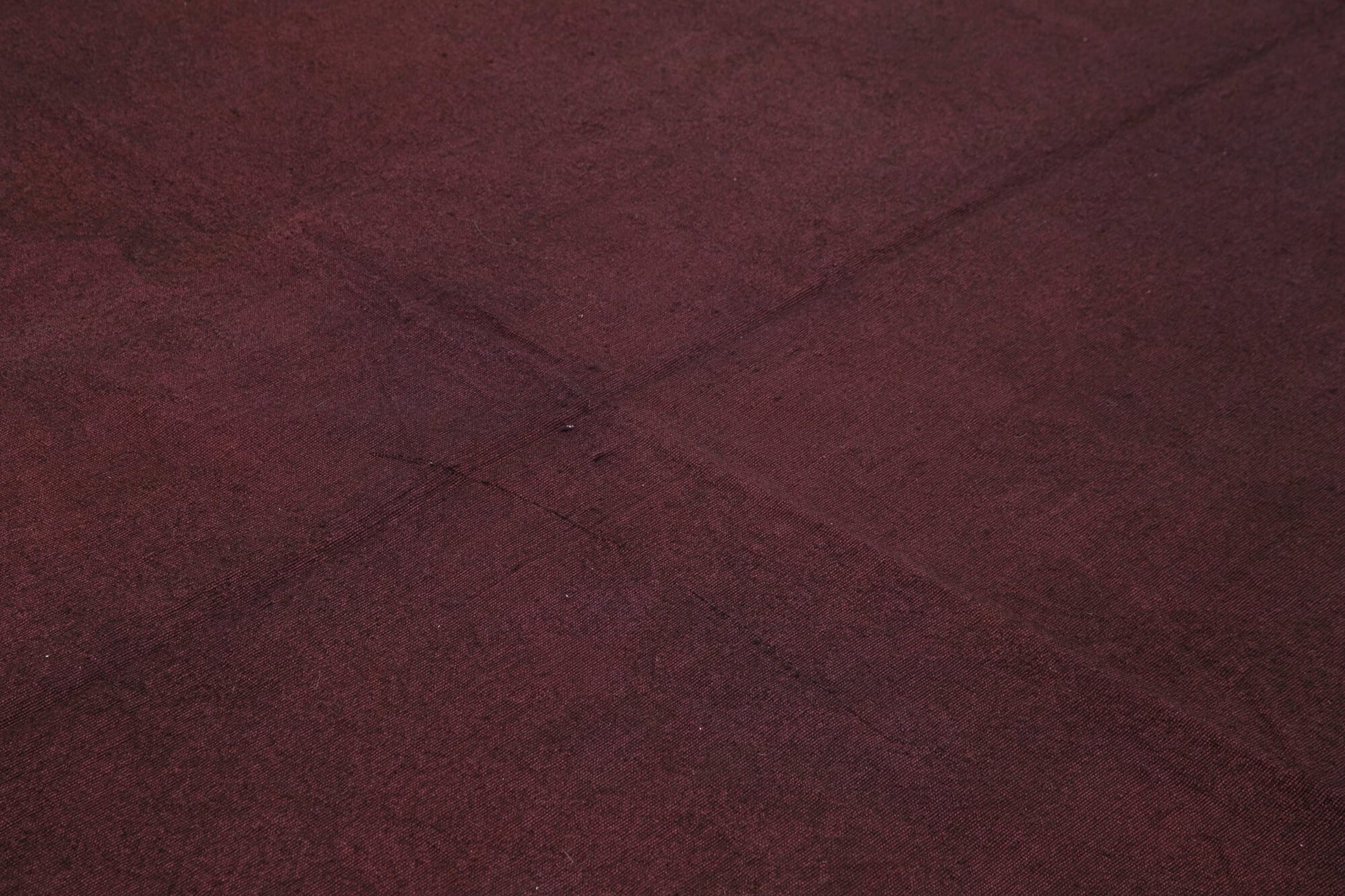 Needlepoint Mor Çiçekli Pamuk Yün El Dokuma Halısı 265x267 Agacan