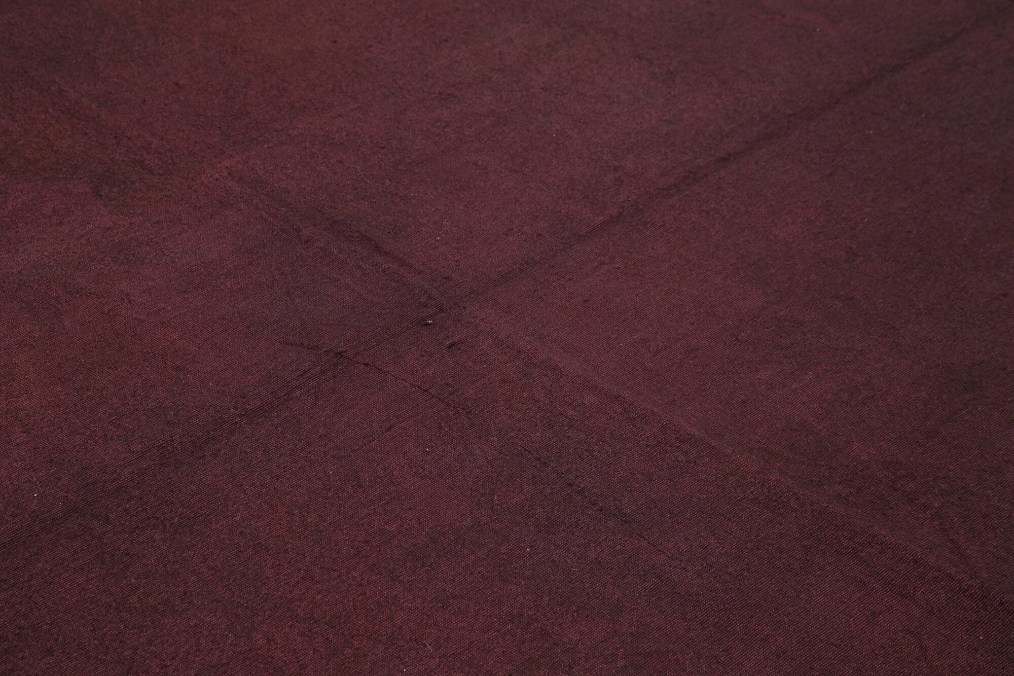 Needlepoint Mor Çiçekli Pamuk Yün El Dokuma Halısı 265x267 Agacan