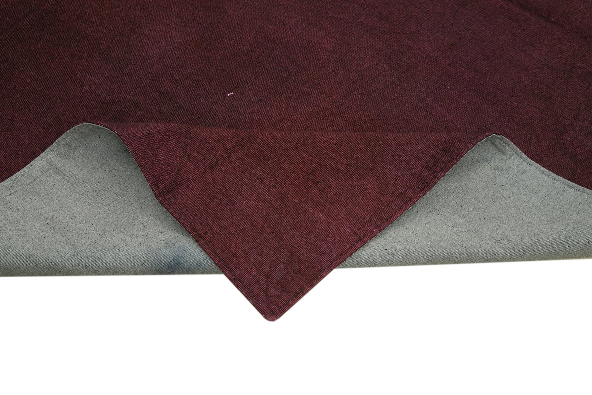 Needlepoint Mor Çiçekli Pamuk Yün El Dokuma Halısı 265x267 Agacan