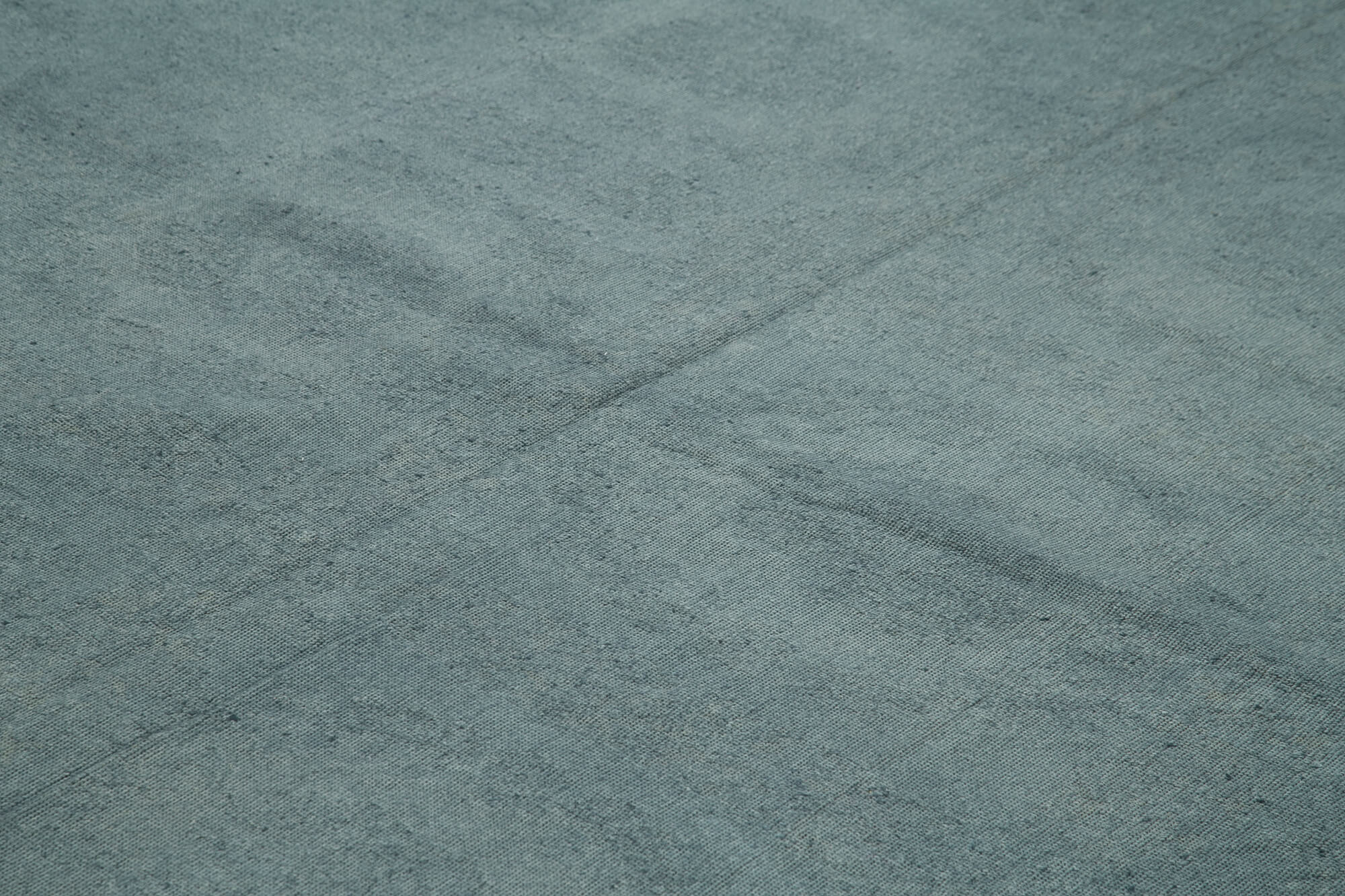 Needlepoint Gri Çiçekli Pamuk Yün El Dokuma Halısı 292x337 Agacan