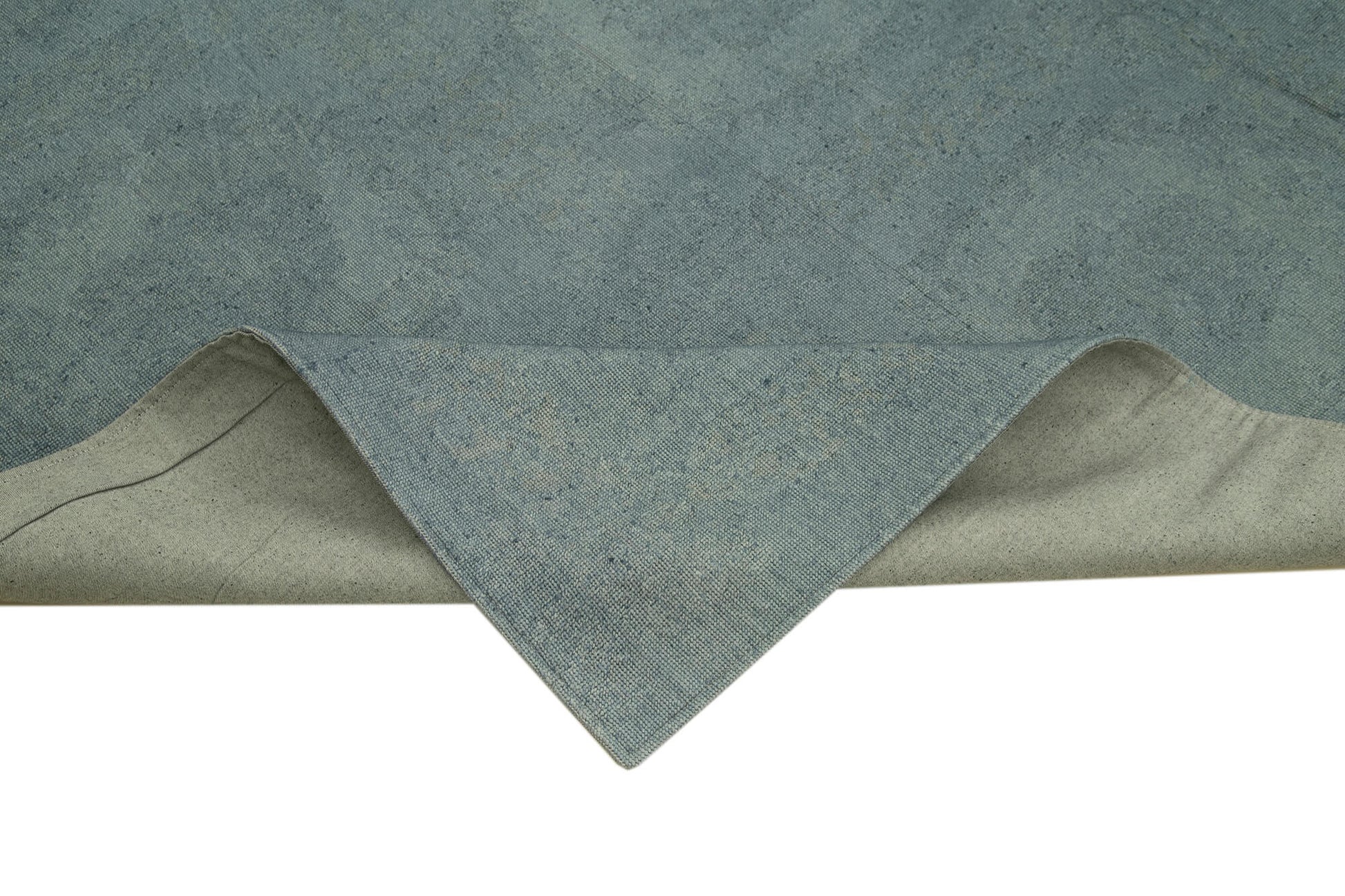 Needlepoint Gri Çiçekli Pamuk Yün El Dokuma Halısı 292x337 Agacan