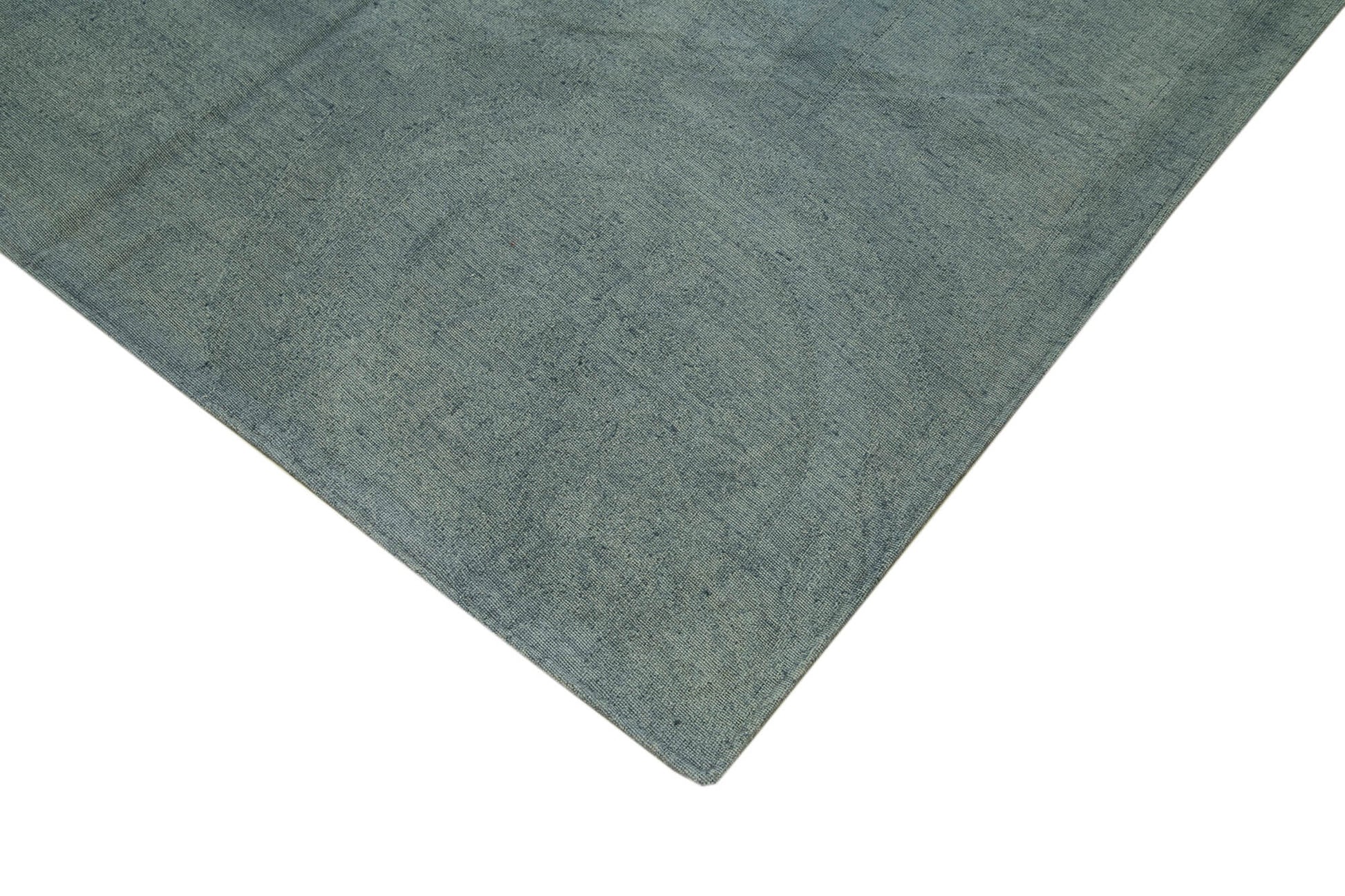 Needlepoint Gri Çiçekli Pamuk Yün El Dokuma Halısı 291x380 Agacan